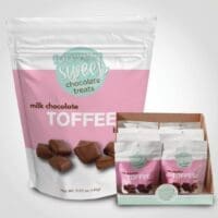 Forever Sweet Milk Chocolate Mini Toffee Bites 5.25oz - 12 PACK (46228)
