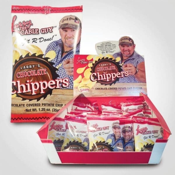 LTCG Chocolate Chippers Display 1.25oz bags - 30 PACK (47270)