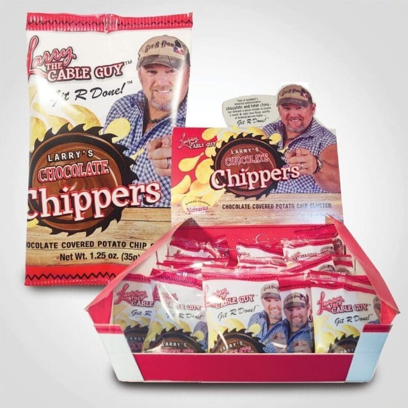 LTCG Chocolate Chippers Display 1 LTCG Chocolate Chippers Display 1.25oz bags - 30 PACK (47270)