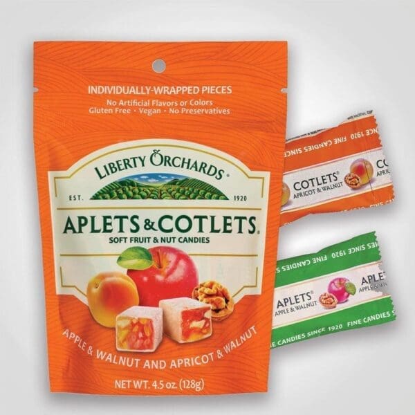 Liberty Orchard Classic Aplets and Cotlets 4.5oz - 9 PACK (49321)