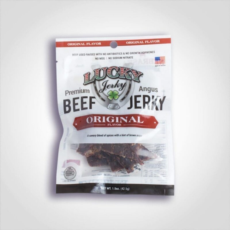 Lucky Jerky Original Slab Jerky 1 Lucky Jerky Original Slab Jerky 1.5oz - 24 PACK (44661)