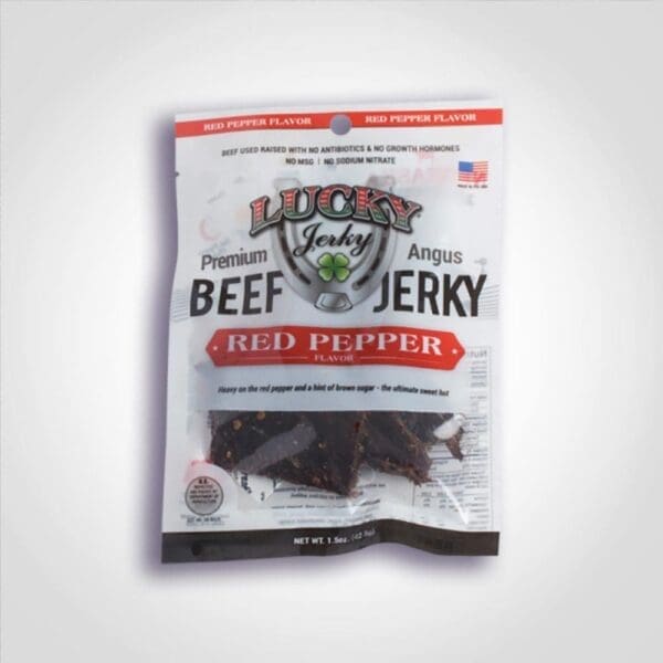 Lucky Jerky Red Pepper Slab Jerky 1.5oz - 24 PACK (44663)