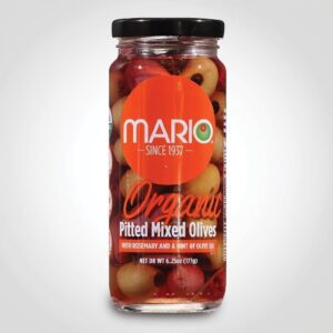 Mario Kalamata and Green Olives Pitted with Rosemary and Olive Oil 6.25oz - 6 PACK (47375)