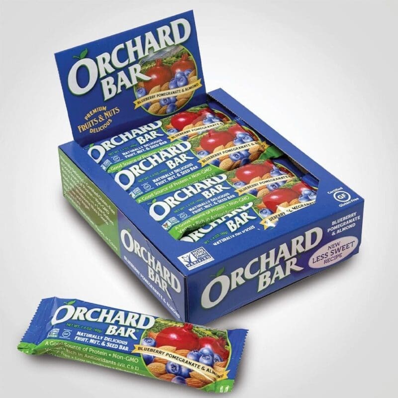 Orchard Bar Blueberry Pomegranate and Almond Carton 1 Orchard Bar Blueberry Pomegranate and Almond Carton 1.4oz - 12 PACK (49323)