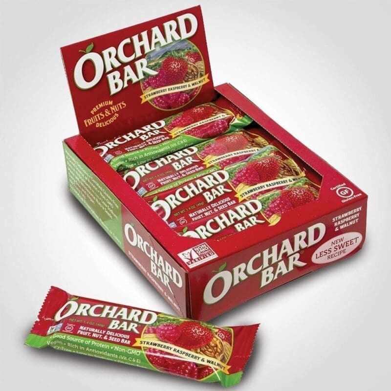 Orchard Bar Strawberry Raspberry and Walnut Carton 1 Orchard Bar Strawberry Raspberry and Walnut Carton 1.4oz - 12 PACK (49324)