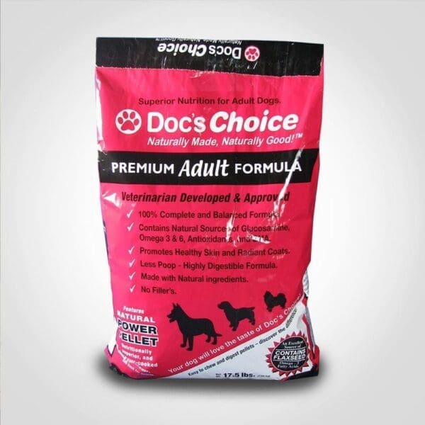 Doc's Choice Premium Original Adult Dog Food 15 lb (71973)