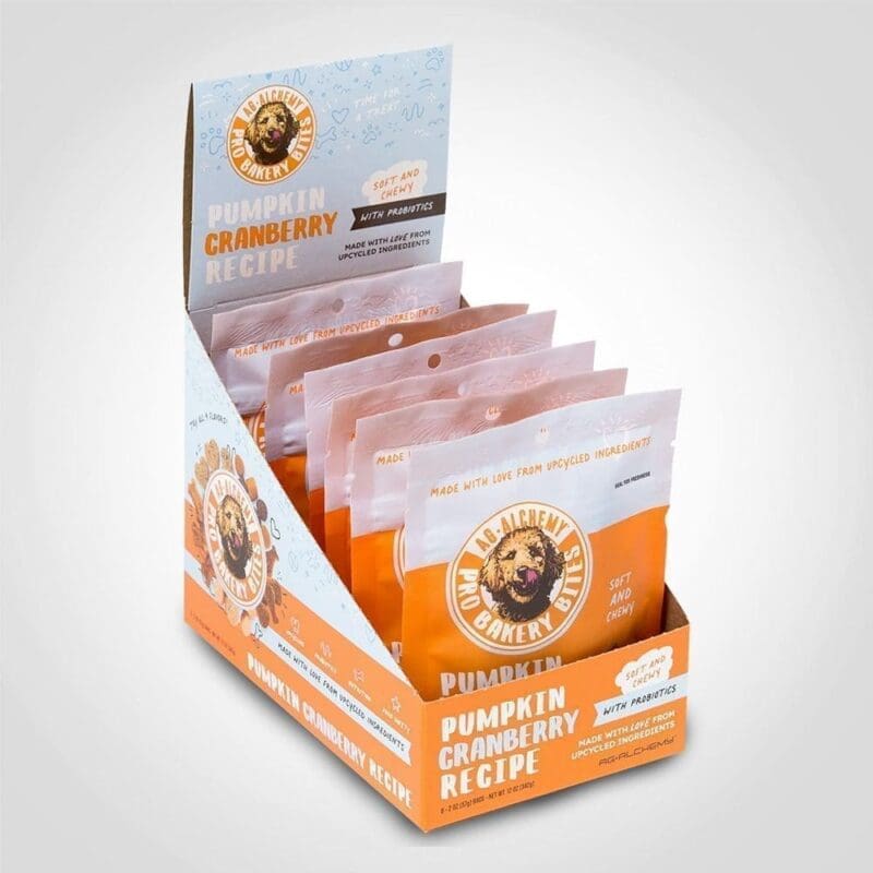 Pro Bakery Dog Bites Pumpkin Cranberry Carton with Probiotics 2oz – 6 PACK (47512) 1 Pro Bakery Dog Bites Pumpkin Cranberry Carton with Probiotics 2oz - 6 PACK (47512)