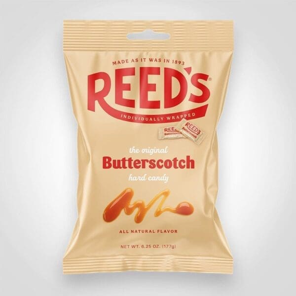 Reeds Butterscotch Hard Candy 6.25oz - 12 PACK (45132)