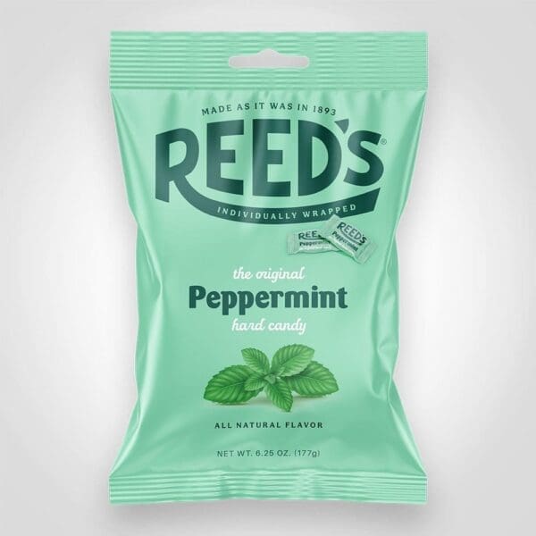 Reeds Peppermint Hard Candy 6.25oz - 12 PACK (45137)