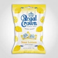 Regal Crown Sour Lemon Hard Candy 6.25oz - 12 PACK (45129)