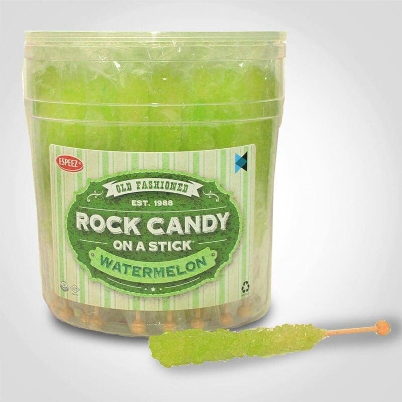 Rock Candy Tub Light Green/Watermelon 36 Sticks (49483) 1 Rock Candy Tub Light Green/Watermelon 36 Sticks (49483)