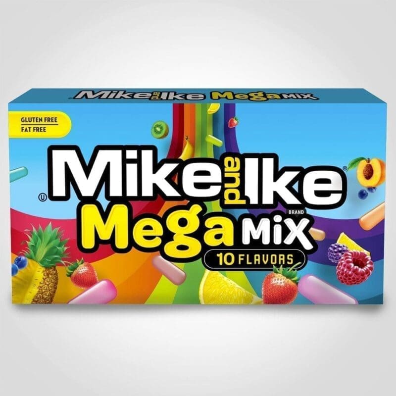 Theater Box, Mike and Ike Mega Mix 5oz – 12 PACK (49449) 1 Theater Box, Mike and Ike Mega Mix 5oz - 12 PACK (49449)