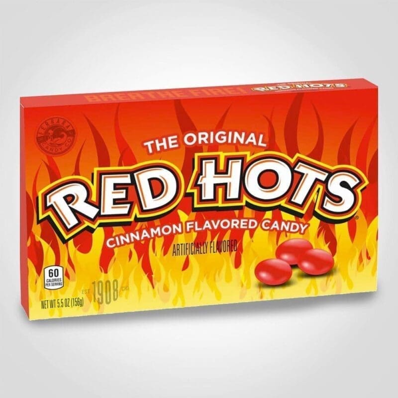 Theater Box, Red Hots, 5 Theater Box, Red Hots, 5.5oz - 12 PACK (49465)