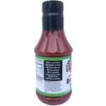 Pitmaster LT's No Sugar Added BBQ Sauce back side of bottle