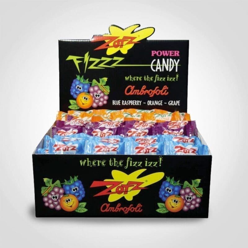 Zotz Fizz Blue Raspberry, Orange, Grape – 48 PACK (42256) 1 Zotz Fizz Blue Raspberry, Orange, Grape - 48 PACK (42256)