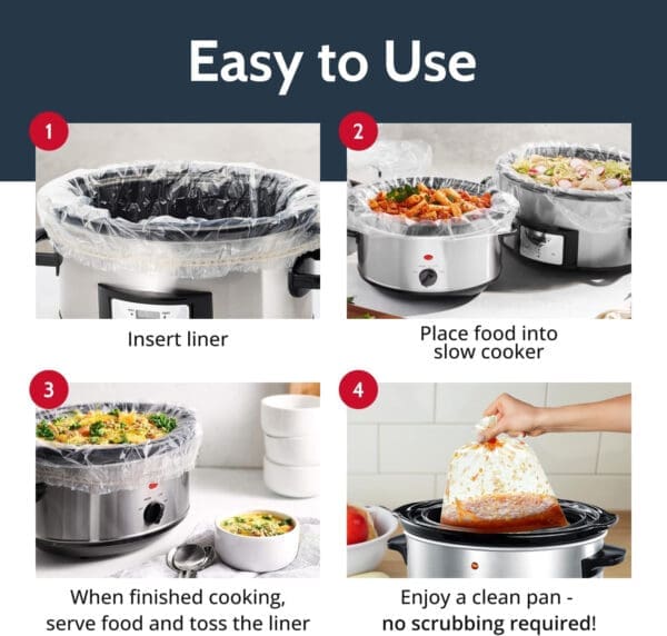 How to use slow cooker liner