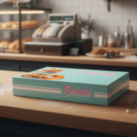 Half Dozen Donut Box Stock Print - Tasty Design - 200/cs