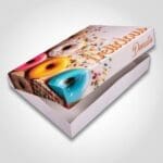Dozen Donut Box Stock Print - Delicious Design left side
