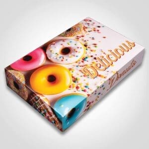 Half Dozen Donut Box Stock Print - Delicious Design