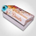 Half Dozen Donut Box Stock Print - Delicious Design Right Side