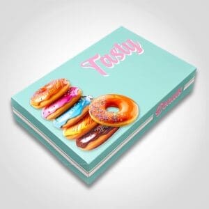 Half Dozen Donut Box Stock Print - Tasty Design