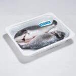kosher Label on a package of fish