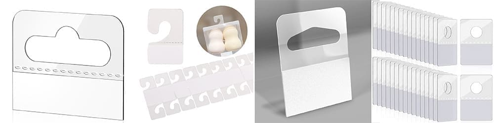 Examples of hang tabs