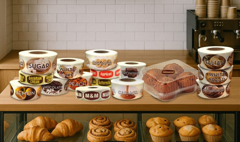 Pie labels and Dessert Labels