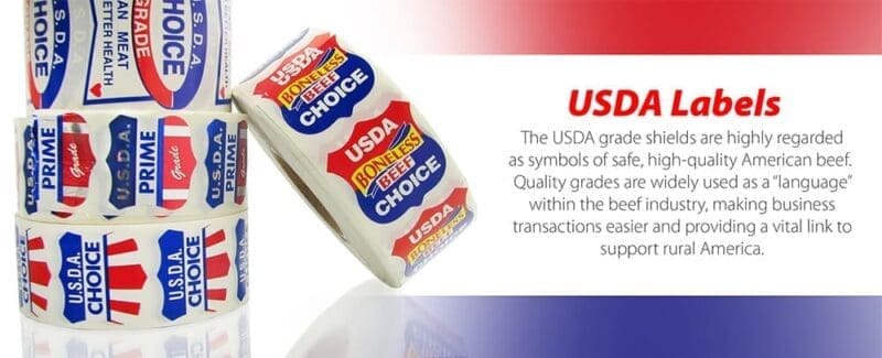 USDA Stickers for labeling meat