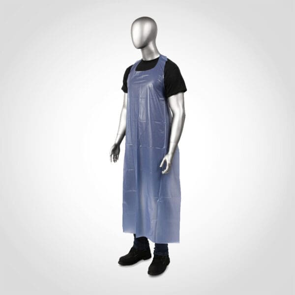 Blue Vinyl Apron 35" x 48" for food processing