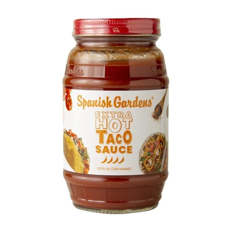 Spanish Garden’s Extra Hot Taco Sauce 11 Spanish Garden's Extra Hot Taco Sauce 11.5 oz - 12pk
