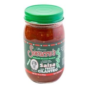 Mama Socorro's Mild Salsa with Fresh Mama Socorro's Cilantro 16 oz - 12pk