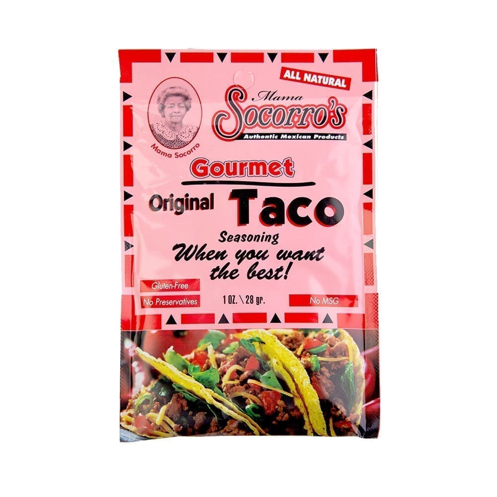 Mama Socorro’s Original Taco Mix 1 oz – 24pk 1 Mama Socorro's Original Taco Mix 1 oz - 24pk