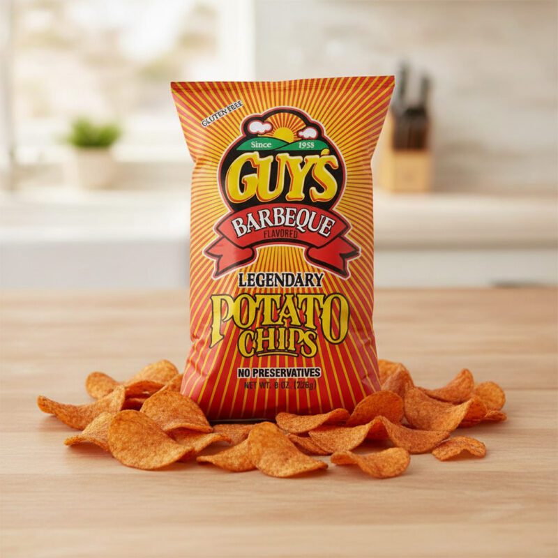 50660-Guys-Legendary-BBQ-Chips Guy's Legendary BBQ Chips 8 oz bags pack of 15 bags