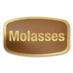 Molasses Cookies Label Gold Foil Flavor Sticker with Molasses Text