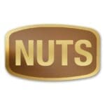 Nuts Label Gold Foil Flavor Sticker with Nuts Text