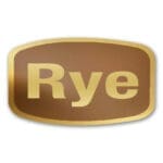 Rye Bread Label Gold Foil Flavor Sticker with Rye Text