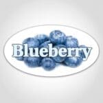 Blueberry Label Closeout - 1 roll of 500 (590657)