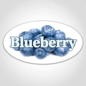 Blueberry Label Closeout - 1 roll of 500 (590657)