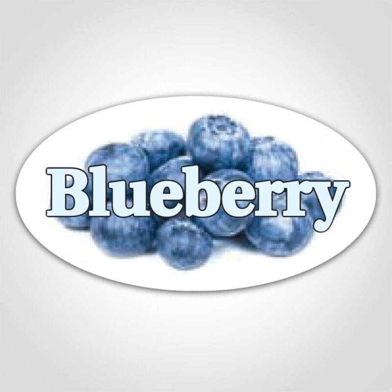 Blueberry Label Closeout - 1 roll of 500 (590657)