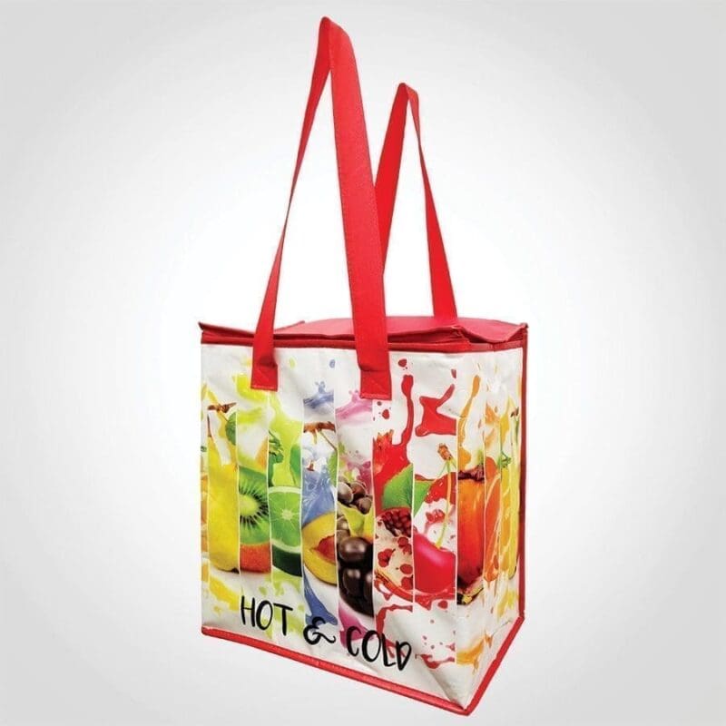 Reusable Insulated Reusable Grocery Bag, Shopping Tote – 50/case 1 Reusable Insulated Reusable Grocery Bag, Shopping Tote - 50/case