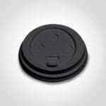 Black Hot Cup Lids - 12/16/20oz for Hardy - 1000/case