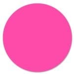 Pink Round Sticker Labels 1.5" - 500/roll