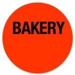 Bakery Sticker with room to write - Bakery Department Label - 500/roll