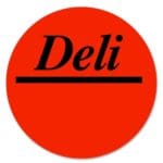 Deli Label with room to write - 500/roll