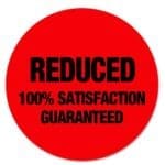 Reduced 100% Satisfaction Guar. - 500/roll