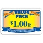 Value Pack Save $1.00 Label - 500/roll