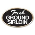 Fresh Ground Sirloin Label, Butcher Beef Sticker - 500/roll