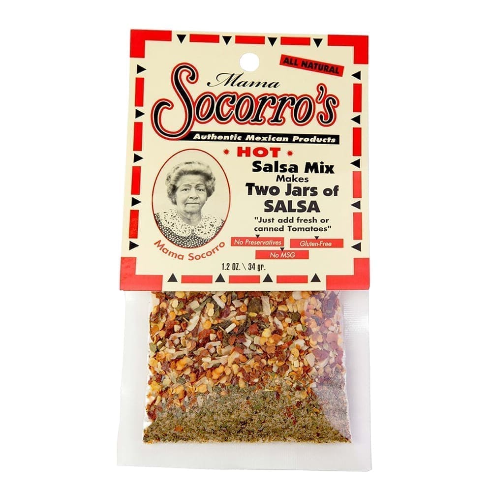 Mama Socorro’s Hot Salsa Mix 1 Mama Socorro's Hot Salsa Mix 1.2 oz - 24pk