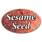 Sesame Seed Label, Bakery Bread Sticker - 500/roll